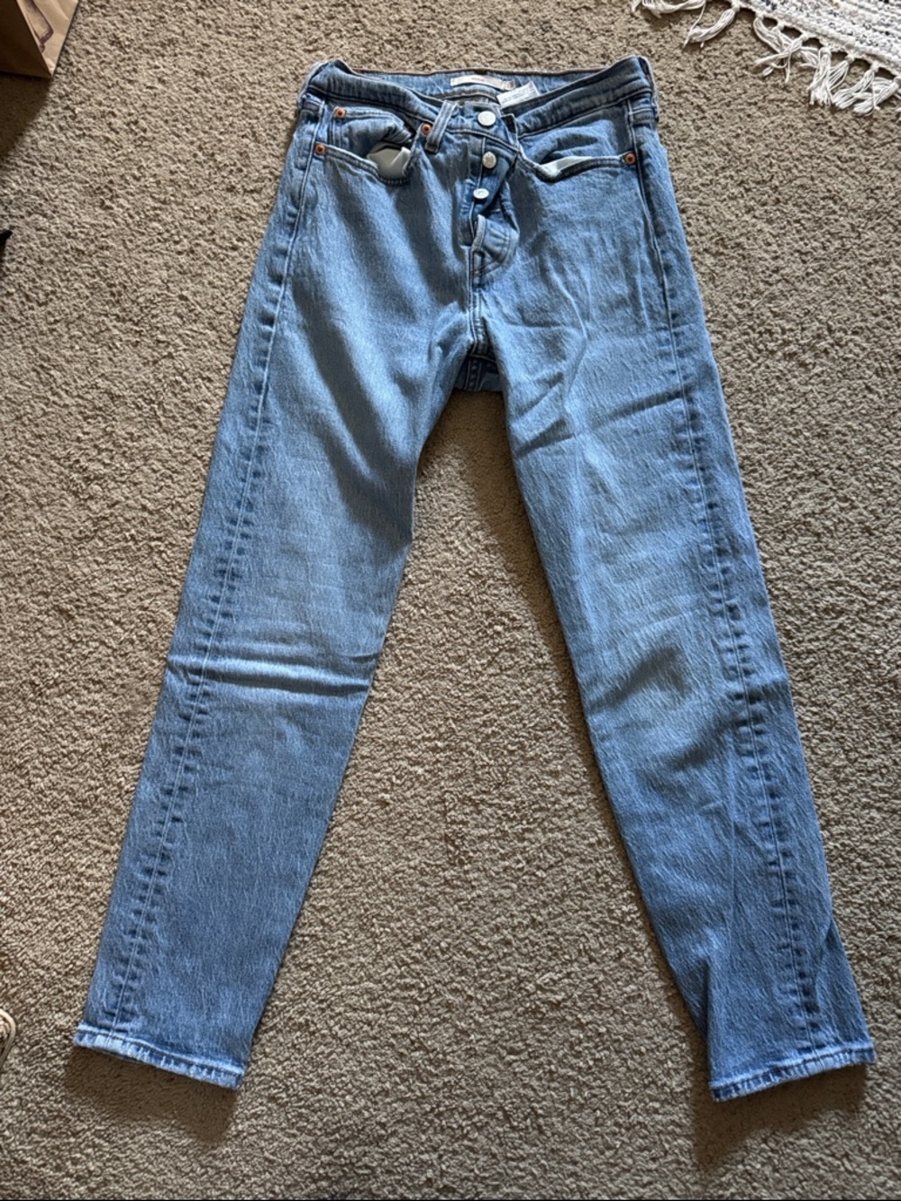 Levi's Light Blue Women's Wedgie Slim Straight Jeans